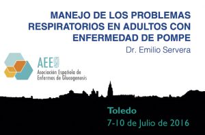Ponencia del Dr. Emilio Servera Congreso Internacional de Glucogenosis de Toledo